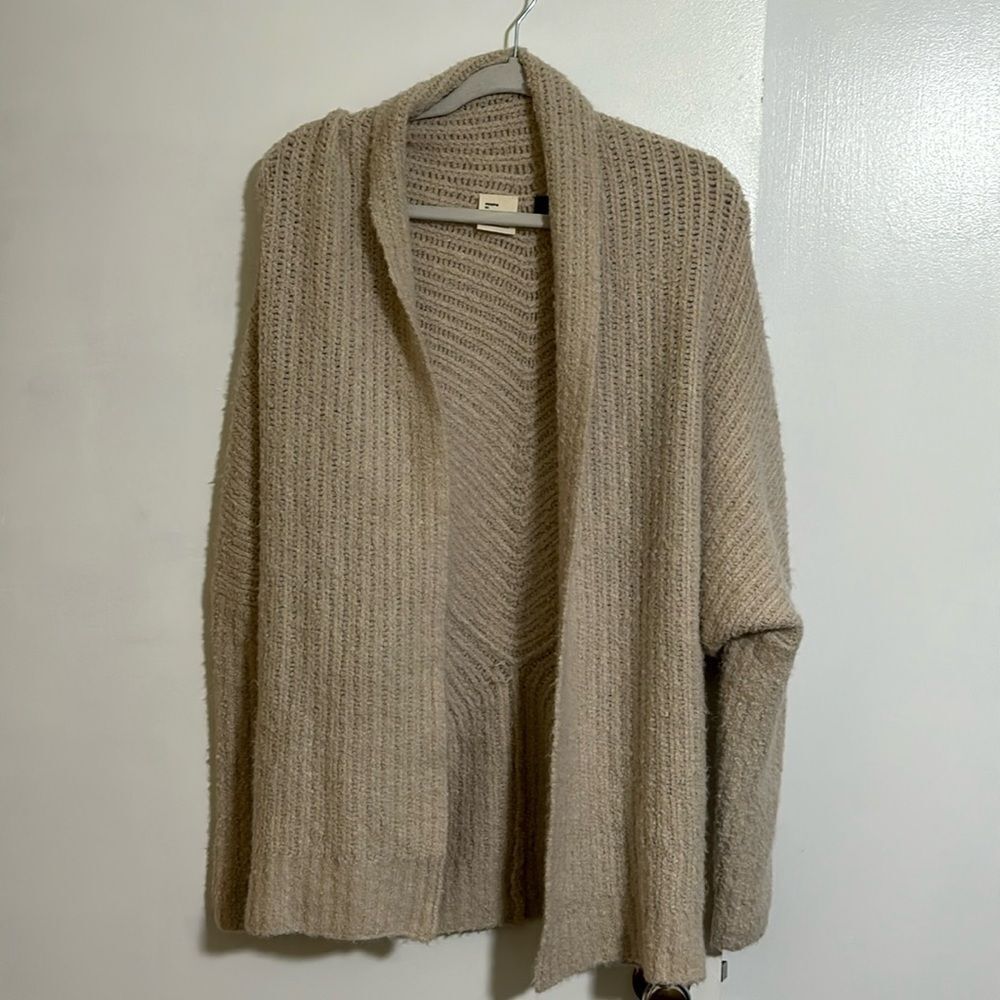 Sleeping on snow by Anthropologie Cream Ivory Sweater Shrug Wool Alpaca Size S